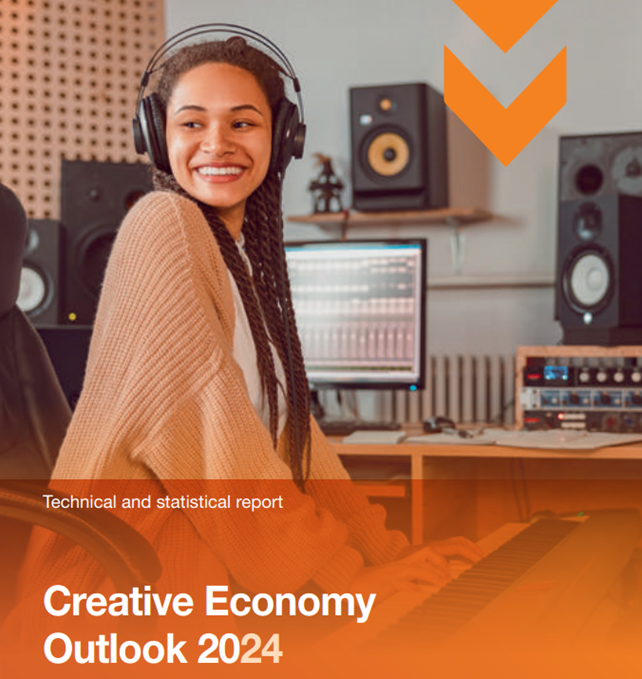 Report Cover about Creative Economy Outlook 2024