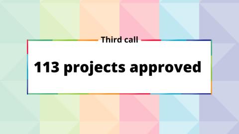 Third call projects approved