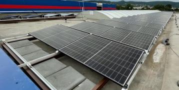 Distribution warehouse in Žabí Majer (Bratislava) with installed power 40 kW Distribution warehouse in Žabí Majer (Bratislava) with installed power 40 kW