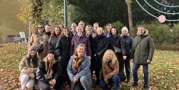 Group photo of partners in Sege park, Malmö