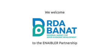 Logo of banat with a welcome message