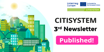 Banner of announcement of published newsletter