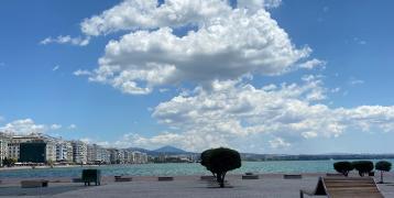 Coastline in a city on a sunny day