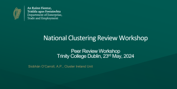 National Clustering Review Workshop