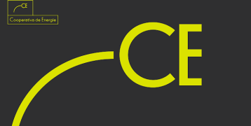 Logo of the Energy Cooperative in Grey and Yellow