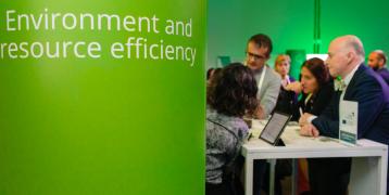 Environment and resource efficiency booth Environment and resource efficiency booth