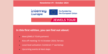 First Edition - JEWELS TOUR Newsletter