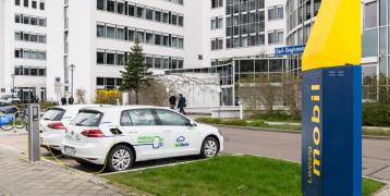Moblity Station with E-Vehicles in Leipzig Moblity Station with E-Vehicles in Leipzig