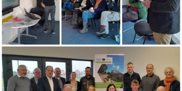 A collage of images of GREENHEALTH launch in Leitrim County, Ireland