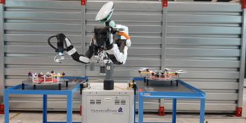 Robot assembling drones Robot assembling drones