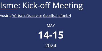 embrAIsme kick-off meeting in Vienna on May 14-15