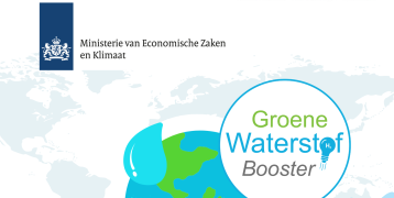 Poster of the Green Hydrogen Booster project, managed by Centre of Expertise Energy ENTRANCE