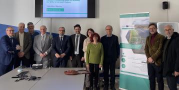 Meeting in Puglia about the regional green hydrogen economy as part of the UNLOCK project.