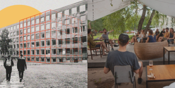 The initiative promoted by the local NGO Free Riga transformed an abandoned Faculty of Riga Technical University (RTU) at Viskaļu iela into a dynamic and purposeful space.