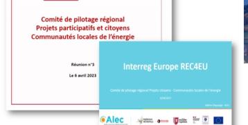 A slide with the title of the stakeholder meeting occurred in France