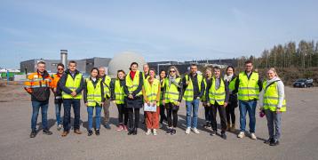 Visiting Biogas & Compost plant in Lahti, Finland
