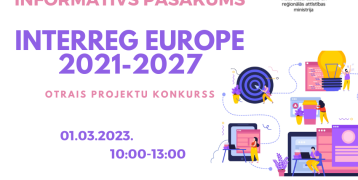 Visual for info day in Latvia in 2023