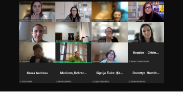 On this picture, you can see the project partners during the online meeting.