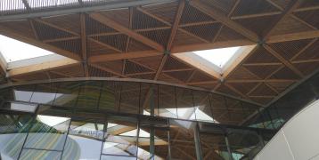 urban architecture with wood urban architecture with wood